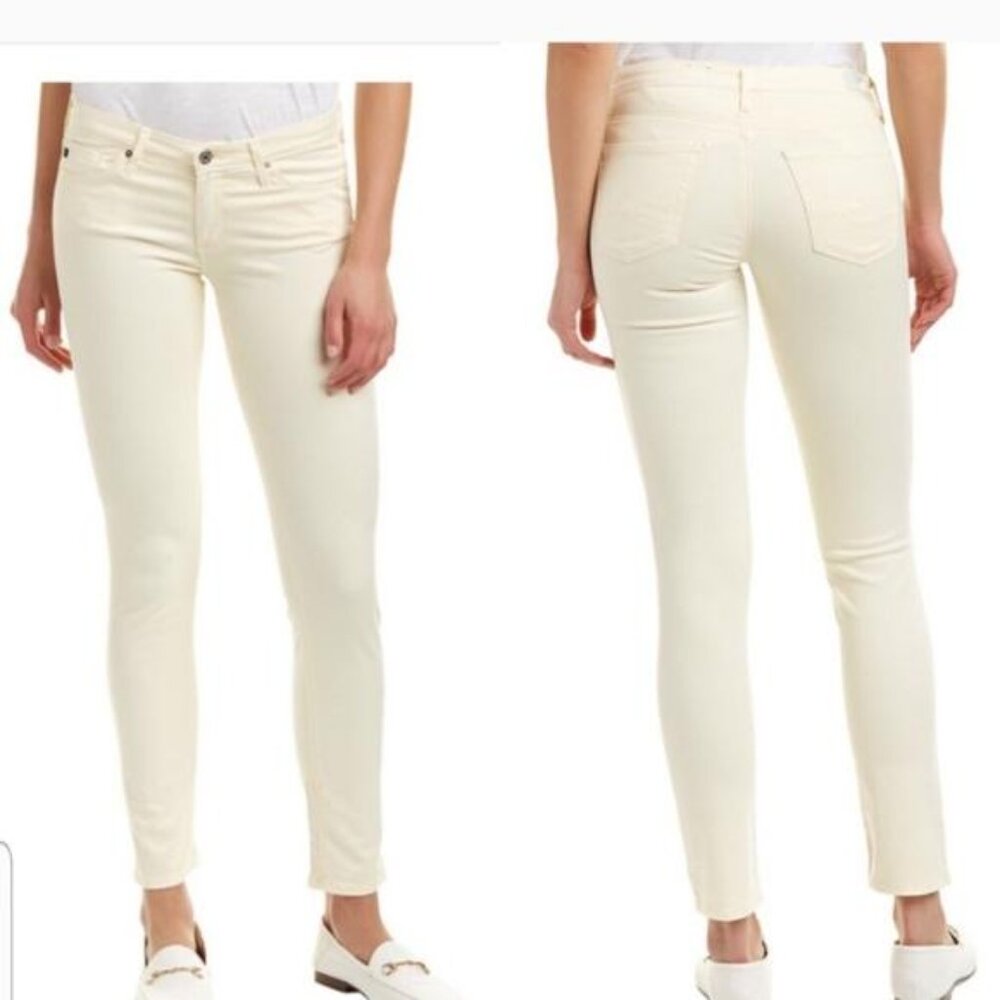 Adriano Goldshmeid | Stilt Cigarette Skinny Jeans Ivory 26
